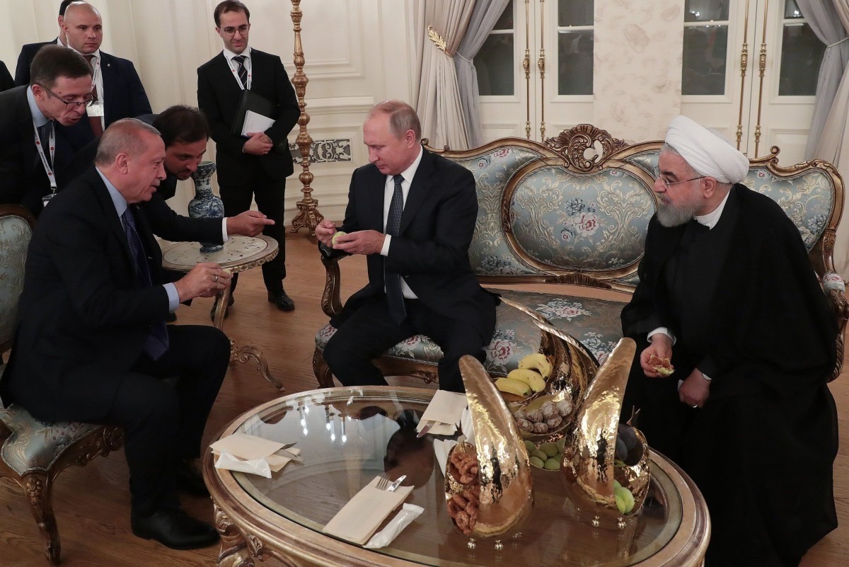 أردوغان بوتين روحاني