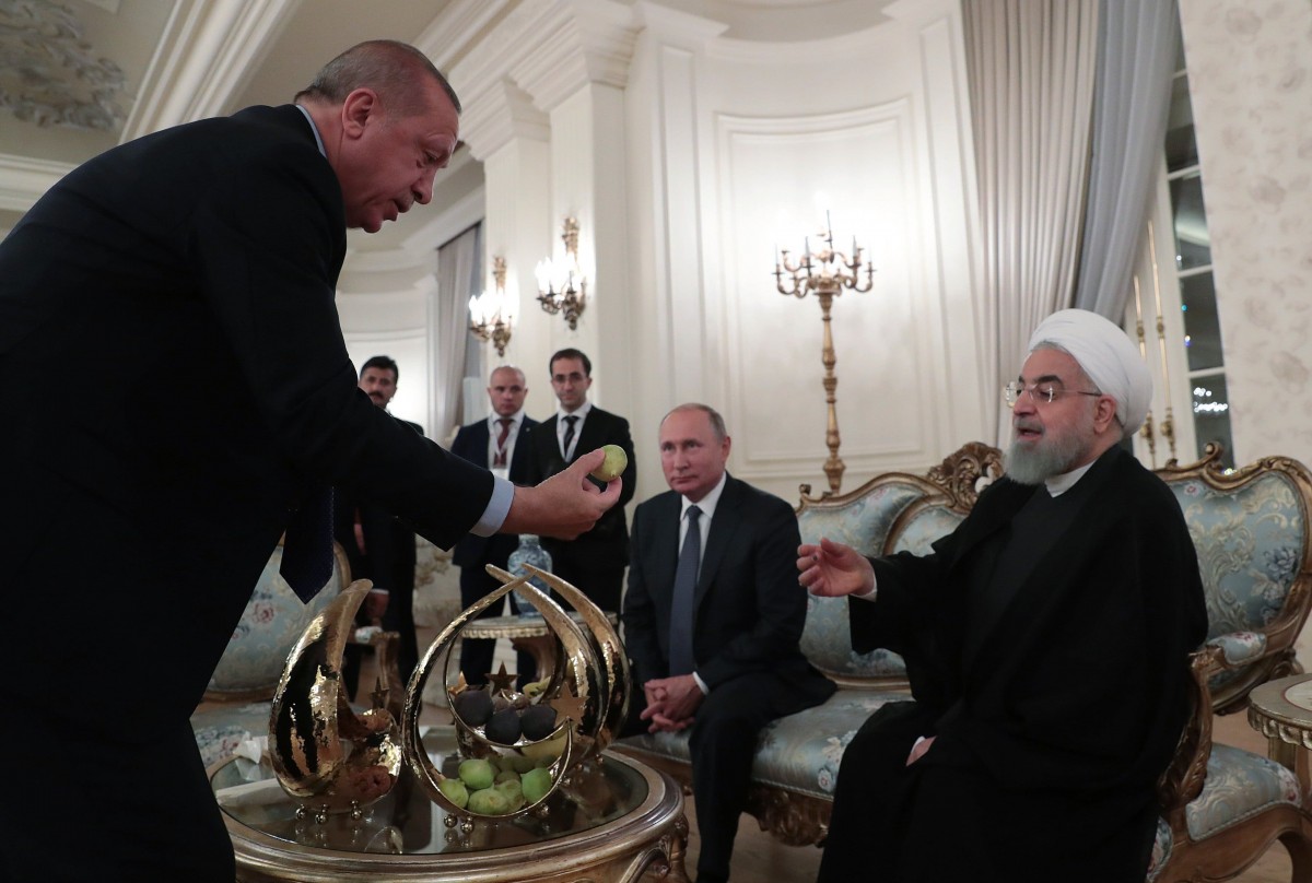 أردوغان بوتين روحاني