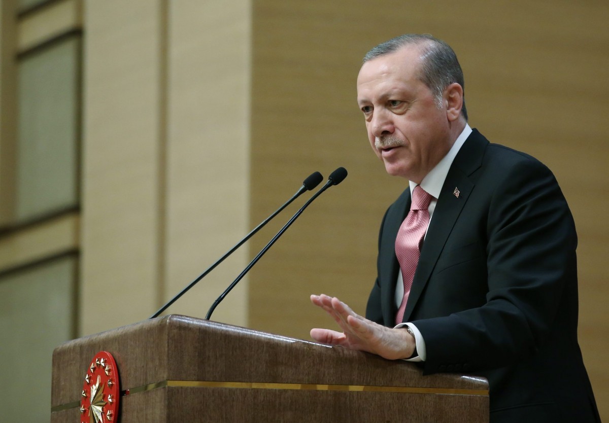 أردوغان اللغة التركية