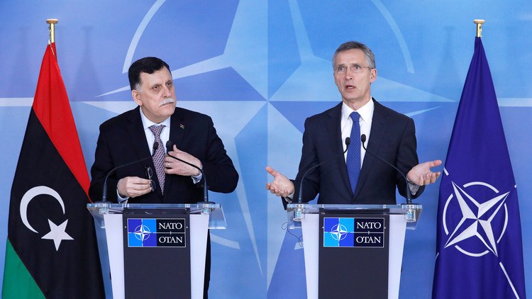 السراج ليبيا الناتو